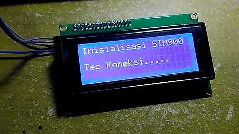 Project II - 7. Monitoring Suhu dan Kelembapan dengan SMS berbasis Arduino