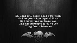 Avenged Sevenfold - Seize The Day  Lyrics On Screen   Full Hd 