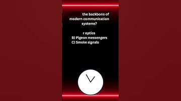 What is the backbone of modern communication systems?