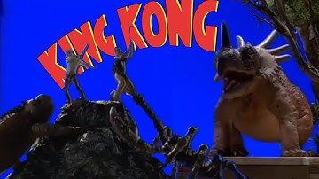 king Kong 1933: Lost spider pit recleation making of// clip compilation