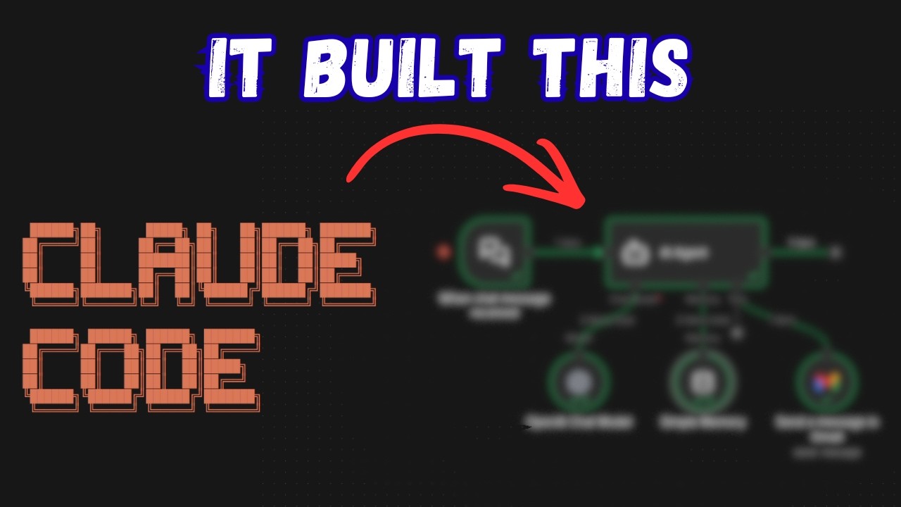 Claude Code Just Built My n8n Workflow (No Drag & Drop) - YouTube