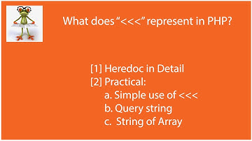 [Solved] What does Heredoc in PHP?