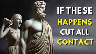 12 Signs You Should Cut All Contact with Someone | Marcus Aurelius Stoicism  Ultimate Guide