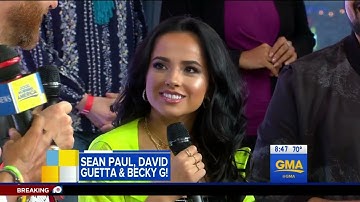 Sean Paul, David Guetta & Becky G - Good Morning America - March 21, 2018