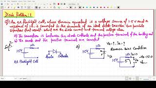 Diode Numerical 1: Microelectronics Circuits