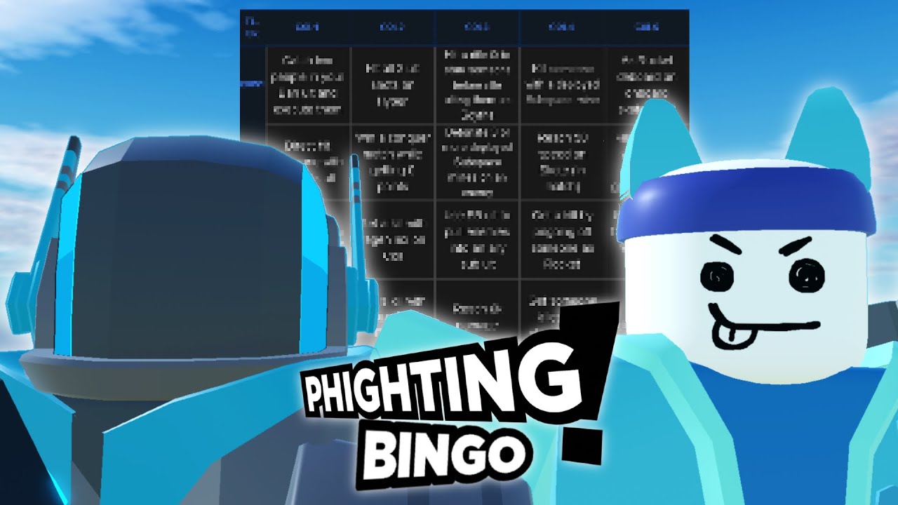 So I Was Challenged To A Phighting Bingo Race..