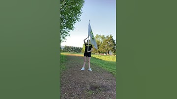 ATU Color Guard Auditions 2020- Pop Toss Exercise