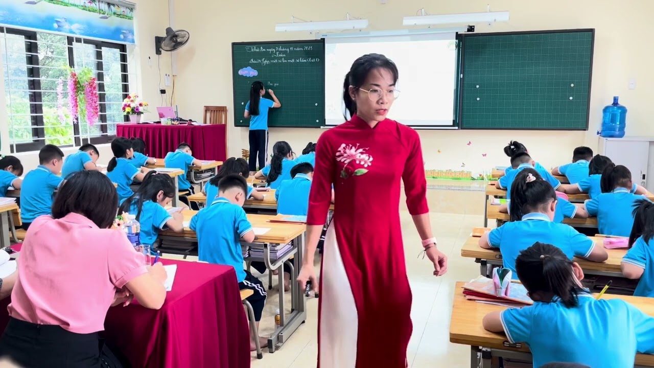 Thi giảng chào mừng 20/11 Môn Toán 3 Bài Gấp một số lên một số lần