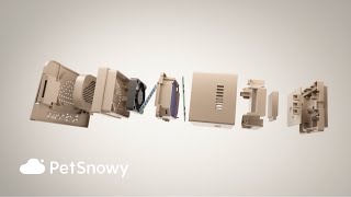 3-Stage Deodorization And Tio2 System In Petsnowy Snow Self Cleaning Litter Box