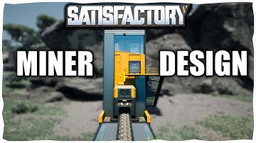Perfect Miner Design With Blueprints In Satisfactory