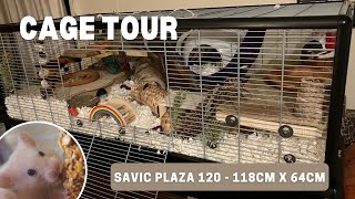Cage Tour - Savic Plaza 120 XL hamster cage - YouTube