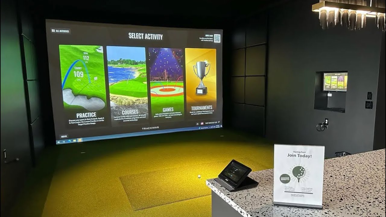 Building A Luxury Indoor Golf Simulator! - YouTube