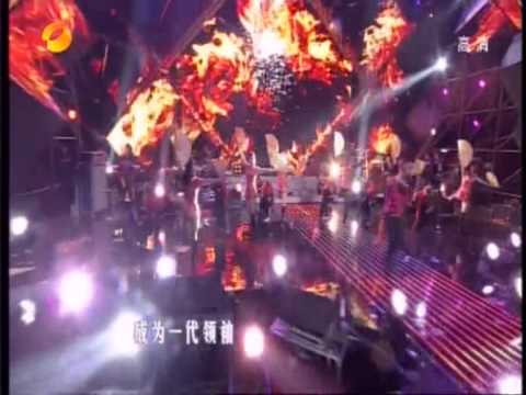 20111210-張杰成都演唱 電視版 - 心中一把火