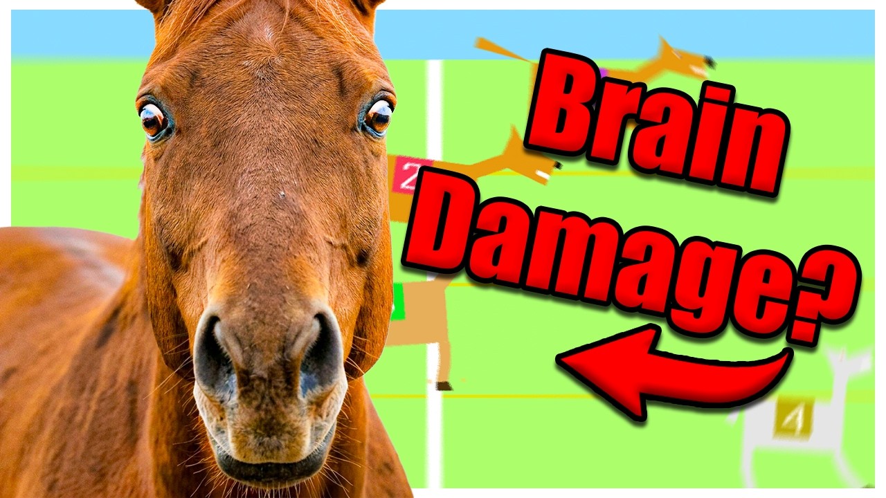 I just found the SLOWEST horse in Horsey Game...