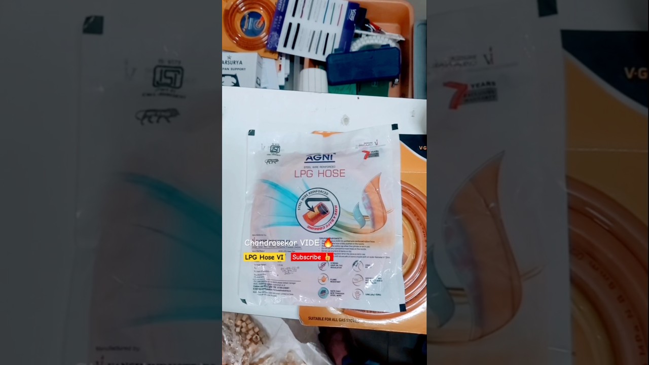 agni 🔥 SURAKSHA LPG HOSE ✓ 