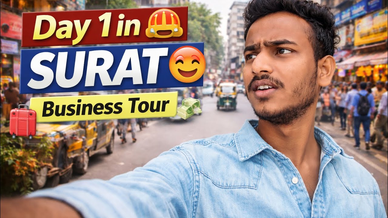 Day 1 in Surat 😍 | Bengal to Surat Business Tour | Hindi Vlog