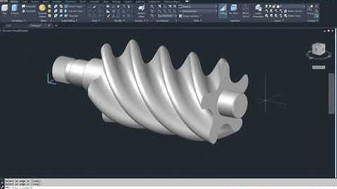 AutoCAD 3D, How to drawing screw pump, 3D Modeling, Autodesk, sketches​ P1