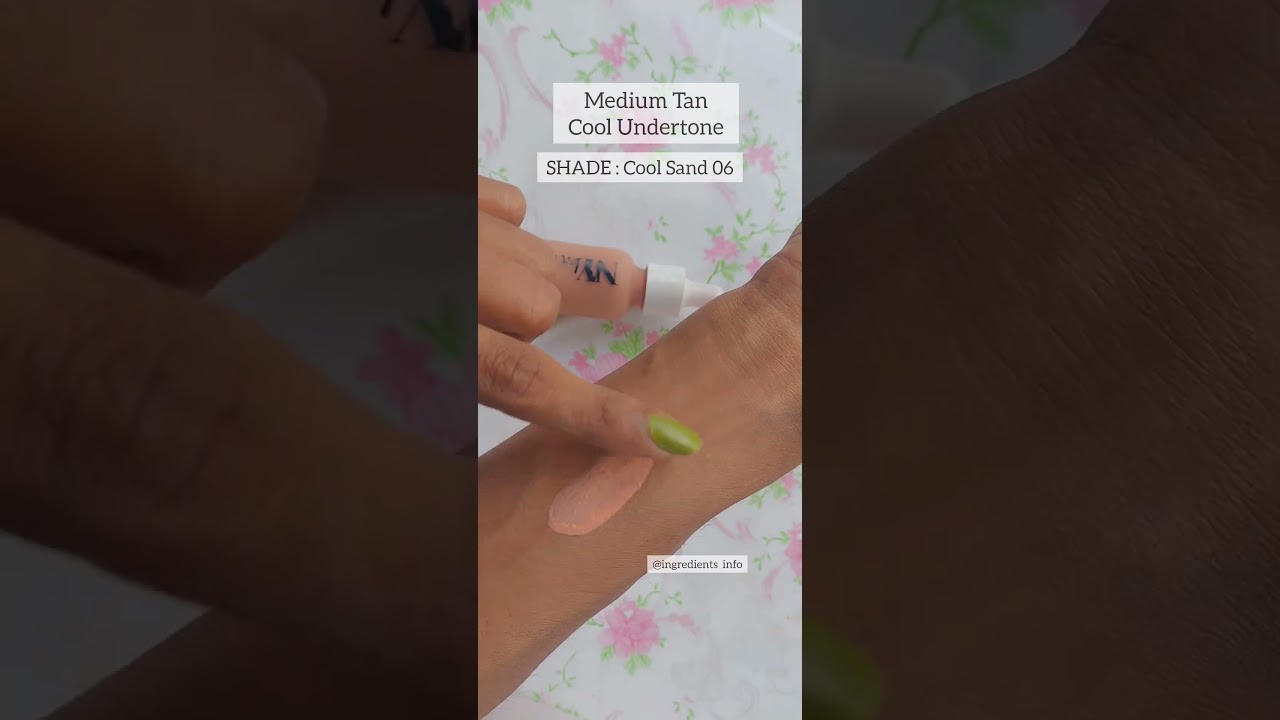 Nybae 3 in 1 Serum Foundation Cool Sand 06 Shade 