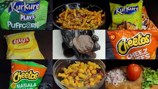 Kurkure | Lays | Cheetos yummy 😋🤤 veraity chaat asmr shorts vedios | Mallu Cook Asmr