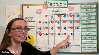 Calendar Time: Today is Friday, February 26, 2021