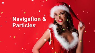 Full Navigation bar with Particles Effect Using HTML CSS and Particle js Tutorial in Hindi 2021| Navbar Guide