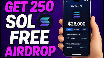 Claim 250+ FREE Solana (SOL) Instantly 🚀 Easy Wallet Tutorial 2025