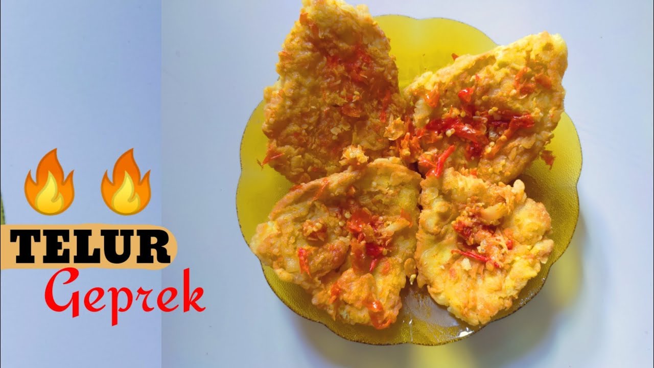 RESEP MEMBUAT TELUR GEPREK YouTube