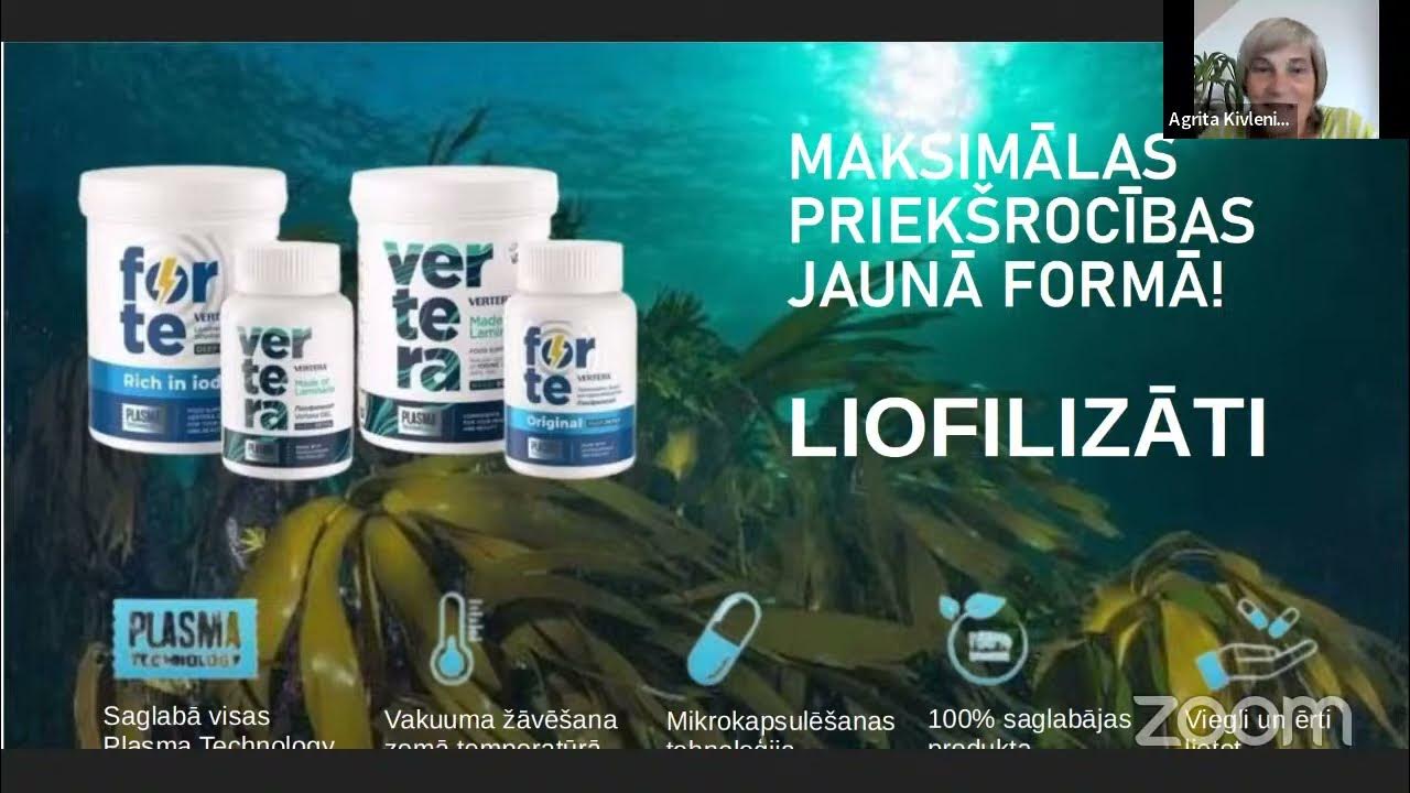 Vertera Gel un Vertera Forte kapsulu formā - YouTube