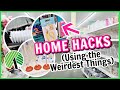 Using Crazy *Weird* Dollar Tree Items to make these insanely BRILLIANT HOME HACKS + DIYS