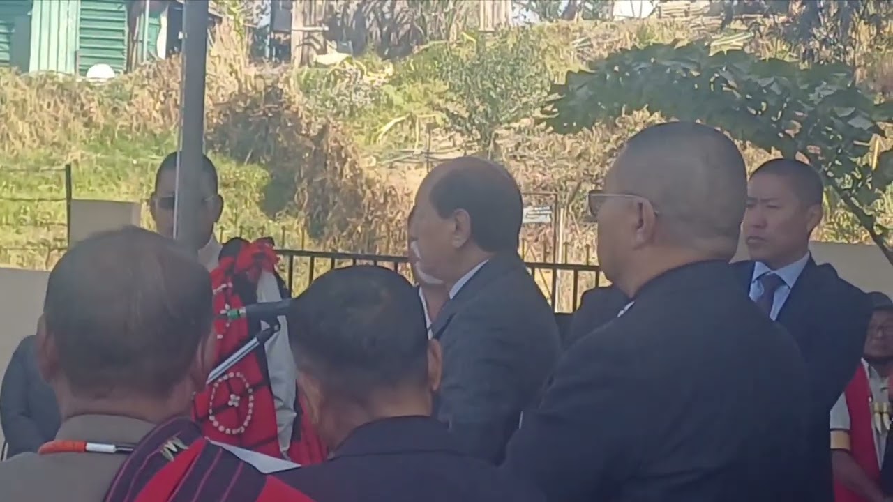 Dr.Neiphiu Rio CM,NL unviel DC Office Shamator.