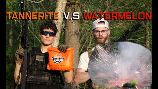 TANNERITE V.S WATERMELON !! |Explosive Range Day|