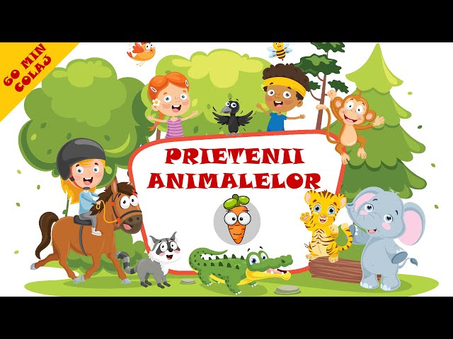Prietenii Animalelor - 60 Minute Colaj Cantece Pentru Copii class=