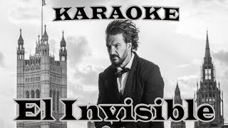 Video thumbnail of "🎤 Ricardo Arjona - El invisible (Karaoke)"