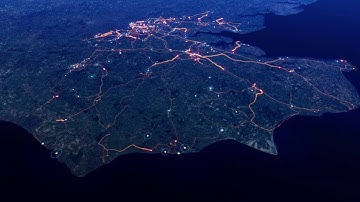Data visualization of UK trucking company operations