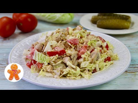 Простой, красивый и вкусный ✧ Салат с пекинской капустой