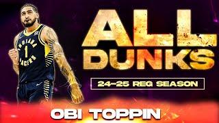 ALL DUNKS | Obi Toppin's 2025 Season 🔥 Every Dunk, Must See!