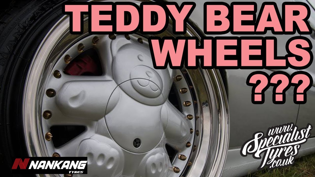 Custom Teddy Bear Wheels in for Tyre Stretch 165/45/15 on 7.5 & 8.5J