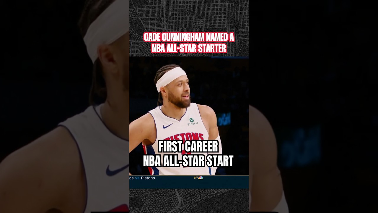 Cade Cunningham is an All-Star 𝙎𝙏𝘼𝙍𝙏𝙀𝙍 ⭐️