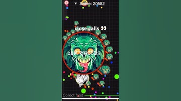 Blob.io scares me sometimes #blobio #agario