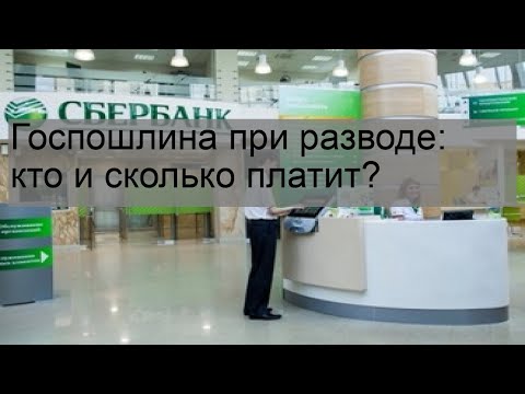 Госпошлина при разводе: кто и сколько платит?