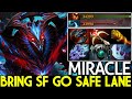 MIRACLE [Shadow Fiend] Bring SF go Safe Lane with Physical Build Dota 2