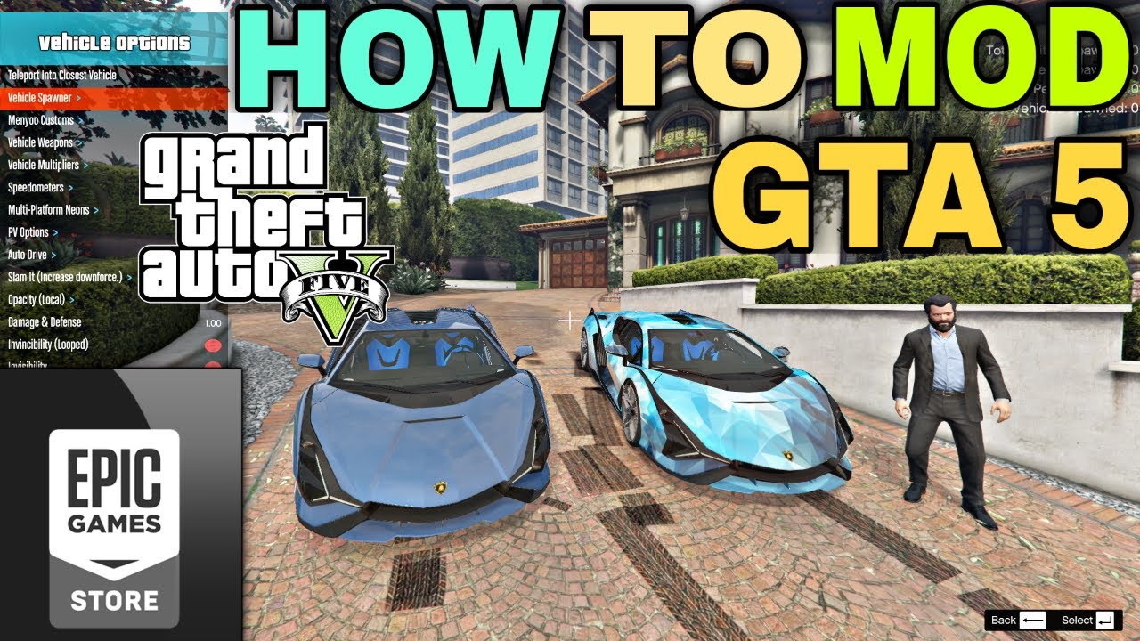 HOW TO MOD GTA 5 (EPIC GAMES) | Hindi Tutorial | DeadHurt  