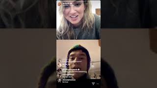 TORI KELLY & JACOB COLLIER SINGING ON INSTAGRAM LIVE