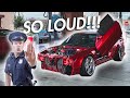 PASSING COPS IN MY STRAIGHT PIPED S13!!!