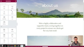 An introduction to the WordPress dashboard with Elementor loaded