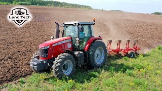 Спустя 36 лет работы на Т-150К получил новый трактор Massey Ferguson 7720S! Вспашка плугом UNLU!