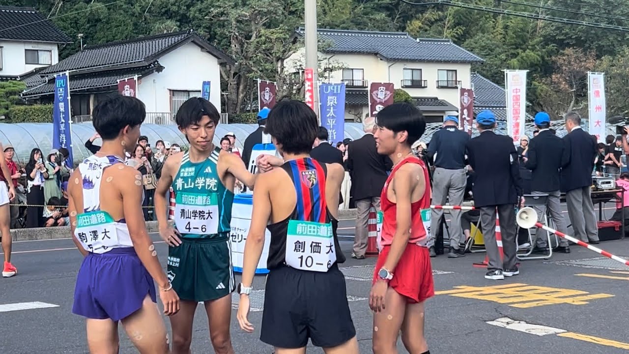 出雲駅伝 2025年 アンカー中継所の雰囲気