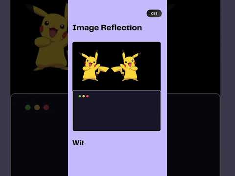 ✨ Image Reflection