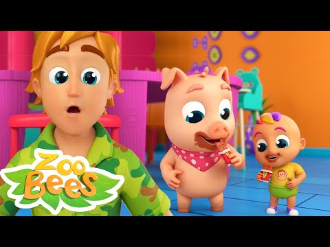 Johny johny evet baba | Okul öncesi eğitim | Zoobees Türkçe | Anaokulu | Çocuklar için müzik