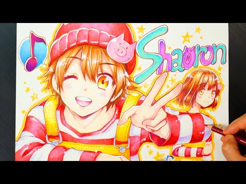 Wrwrd Shaoron 我々だ シャオロン イラスト 描いてみた ダイソー100円コピックマーカー 色鉛筆 Youtube